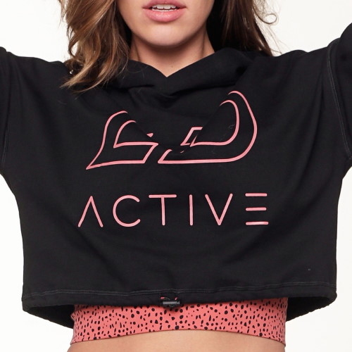 LingaDore ACTIVEWEAR  zwart top / shirt