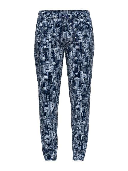 A Fish Named Fred Wintersport marine blauw/print pyjamabroek