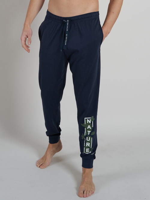Tom Tailor Nature marine blauw pyjamabroek