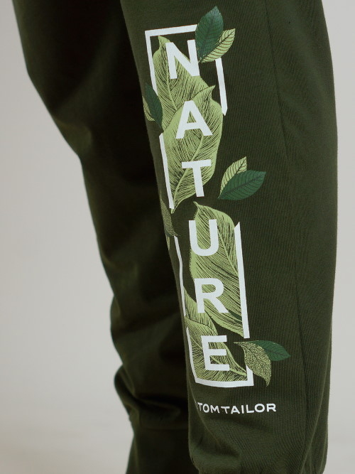Tom Tailor Nature groen pyjamabroek