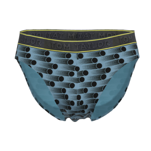Tom Tailor Black Hole blauw/zwart heren slip