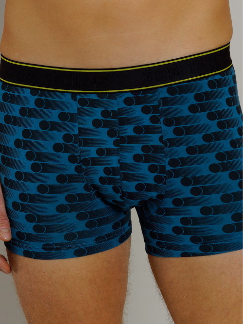 Tom Tailor Black Hole blauw/zwart modal boxershort