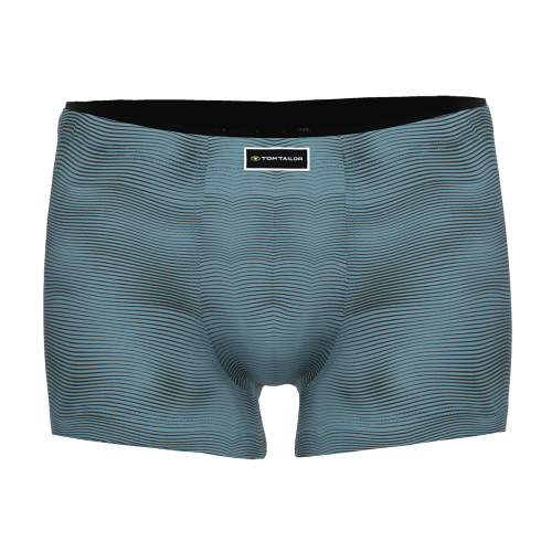 Tom Tailor Wave blauw/zwart sport boxer