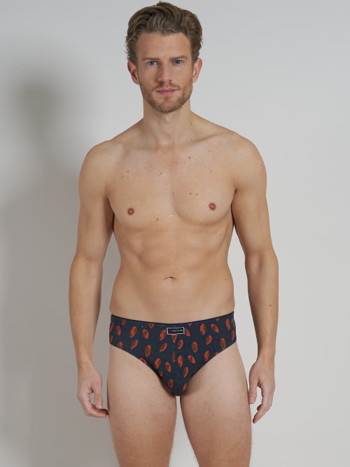 Tom Tailor Autumn grijs/oranje heren slip
