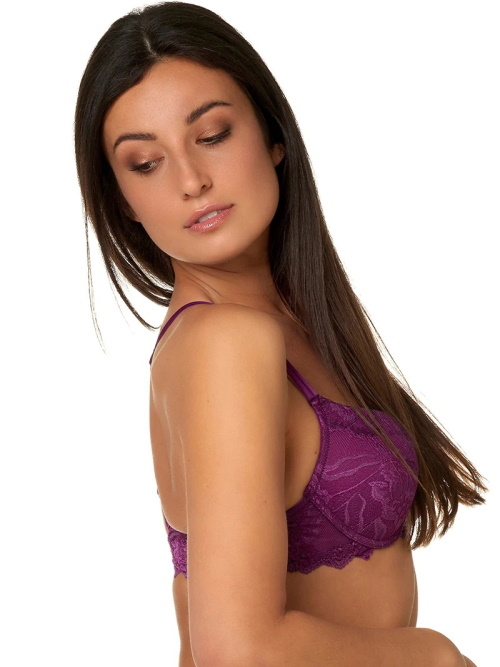 After Eden Anna aubergine push up bh