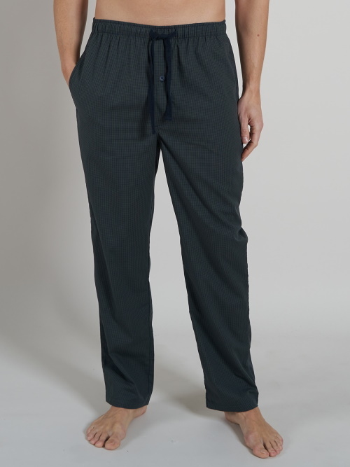 Tom Tailor Checkered groen/print pyjamabroek