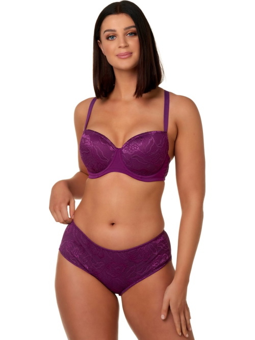 After Eden D-Cup & Up Anna aubergine short
