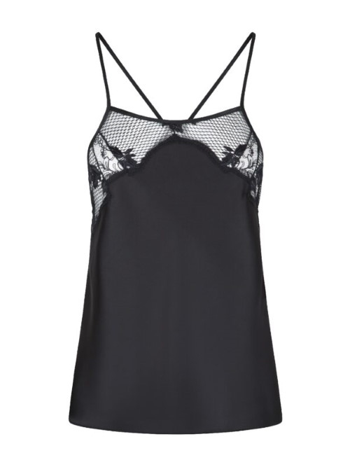 LingaDore Night Eline zwart slaapshirt