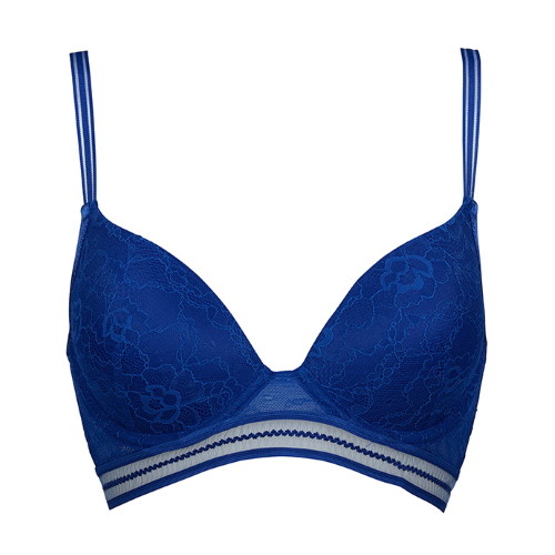 After Eden Feline cobalt push up bh