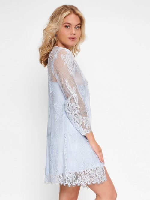 LingaDore Night Heather Blue baby blauw kimono