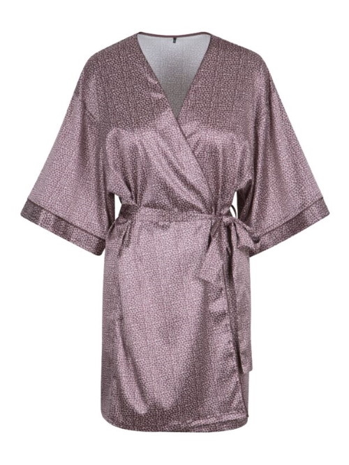 LingaDore Night Giraffe bruin/print kimono