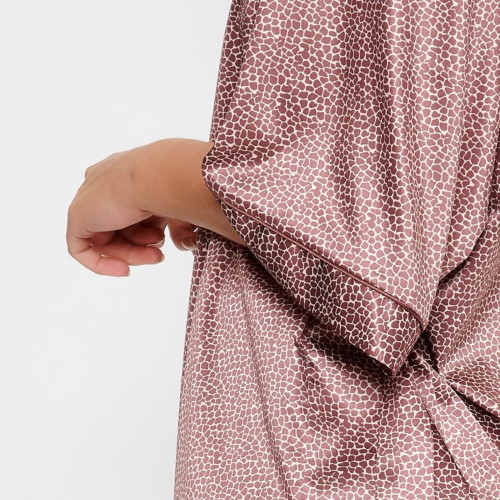 LingaDore Night Giraffe bruin/print kimono