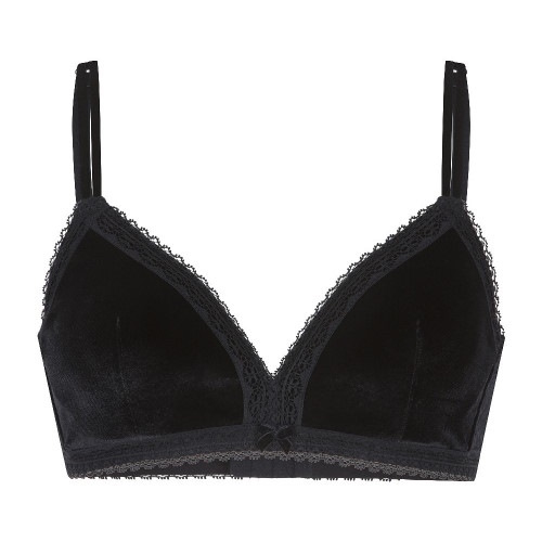 LingaDore Velvet zwart voorgevormde bh