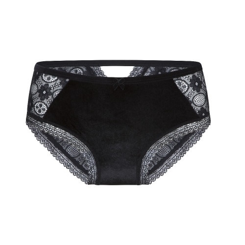 LingaDore Velvet zwart short