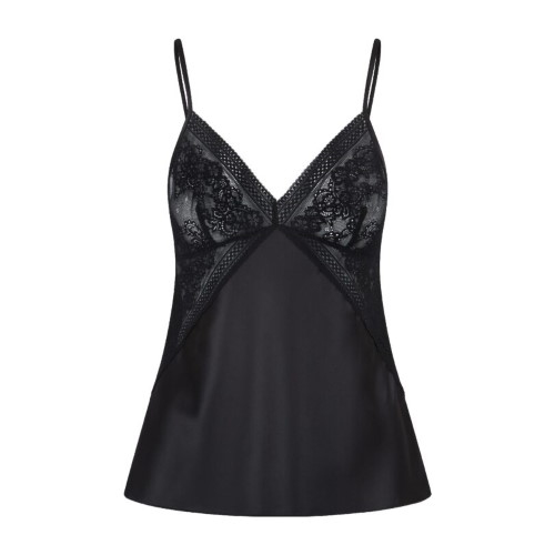 LingaDore Night Delicate Black zwart slaapshirt