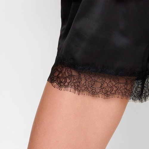 LingaDore Night Sustainable zwart slaapshort