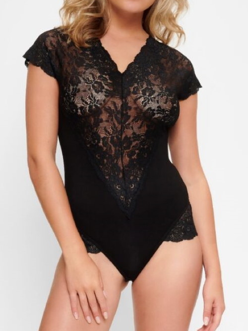LingaDore Edgy Black zwart body