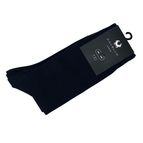Cavello Basic marine blauw sokken