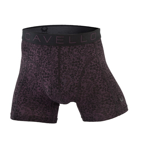 Cavello Paisley paars/zwart sport boxer