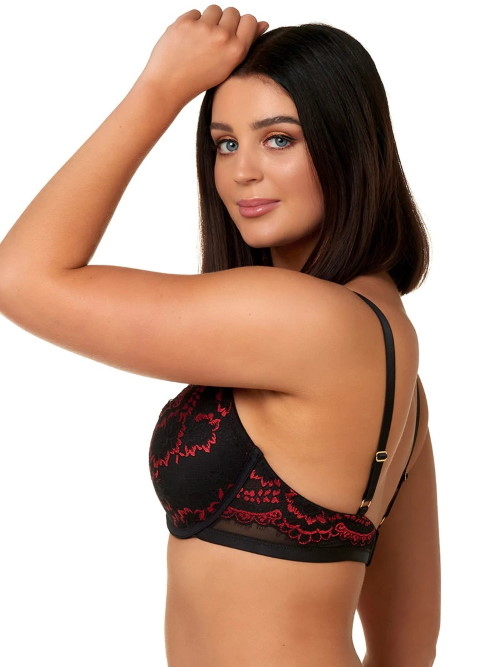 After Eden D-Cup & Up Naomi zwart/rood voorgevormde bh