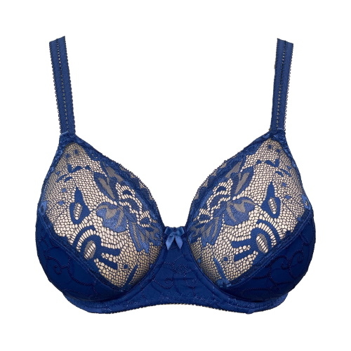 Elbrina Johanna blauw niet voorgevormde bh