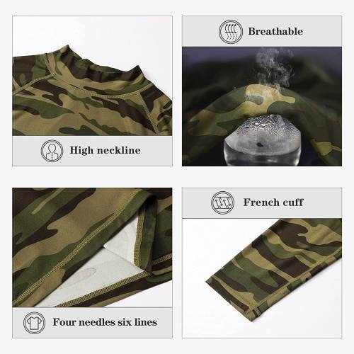 Stark Soul Camouflage groen/print heren thermo t-shirt