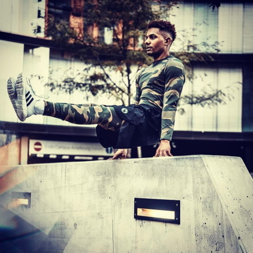 Stark Soul Camouflage grijs/print heren thermo broek