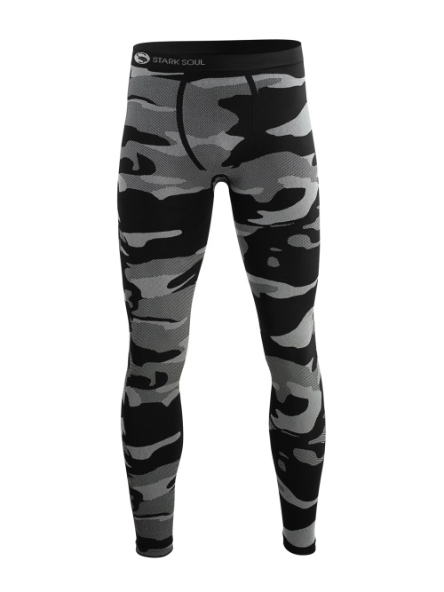 Stark Soul Camouflage grijs/print heren thermo broek