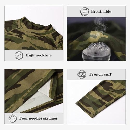 Stark Soul Camouflage grijs/print heren thermo t-shirt