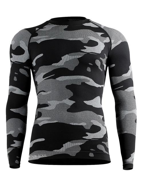 Stark Soul Camouflage grijs/print heren thermo t-shirt