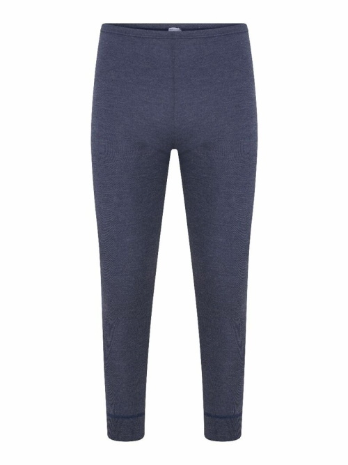 Beeren Ondergoed Long John blauw unisex thermo broek