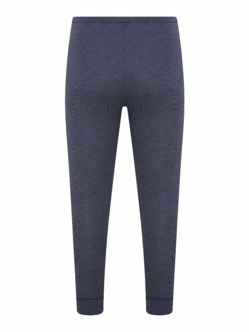 Beeren Ondergoed Long John blauw unisex thermo broek