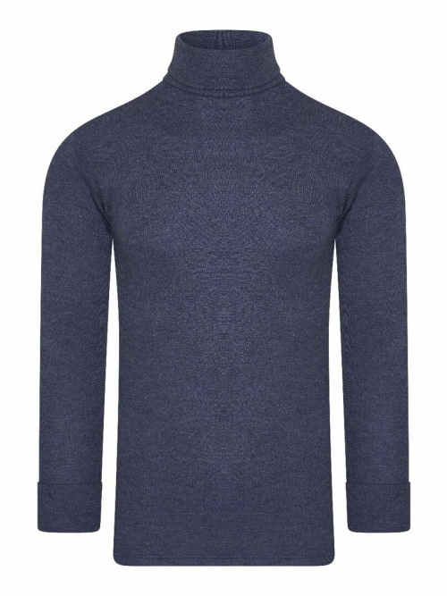 Beeren Ondergoed Collar blauw unisex thermo t-shirt