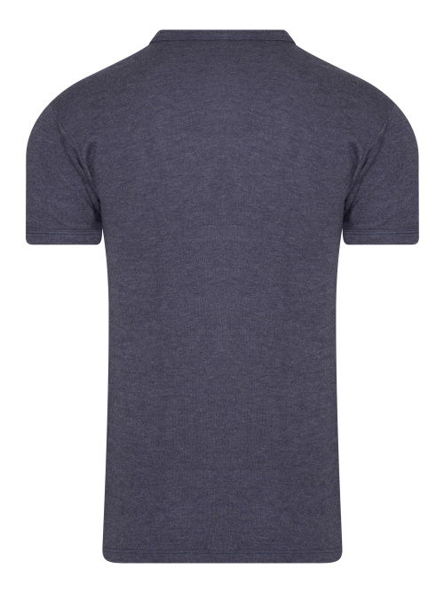 Beeren Ondergoed Basic blauw heren thermo t-shirt