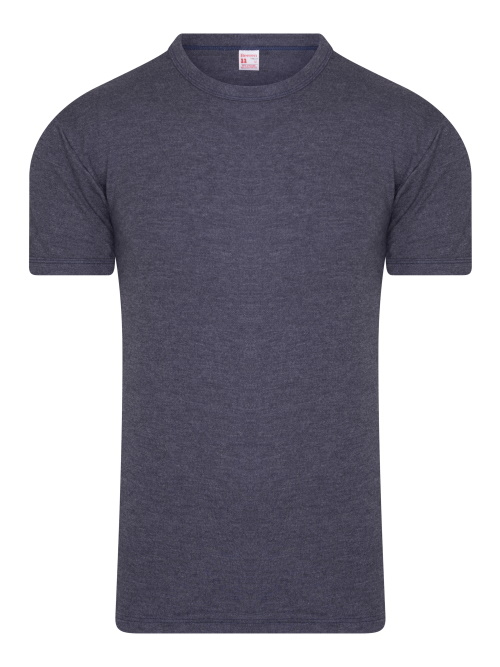 Beeren Ondergoed Basic blauw heren thermo t-shirt