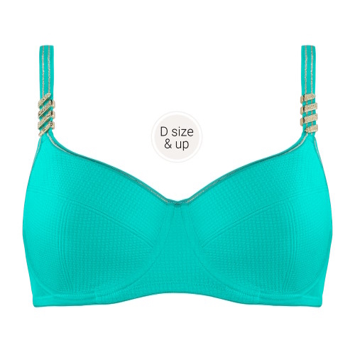 Marlies Dekkers Siren of the Nile turquoise niet voorgevormde bh