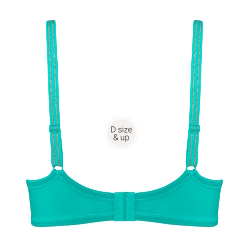 Marlies Dekkers Siren of the Nile turquoise niet voorgevormde bh