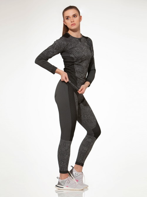 Stark Soul Animal grijs/print dames thermo broek