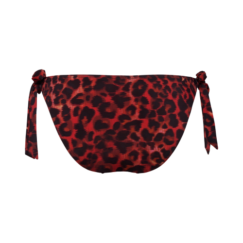 Marlies Dekkers Badmode Panthera zwart/rood bikini broekje
