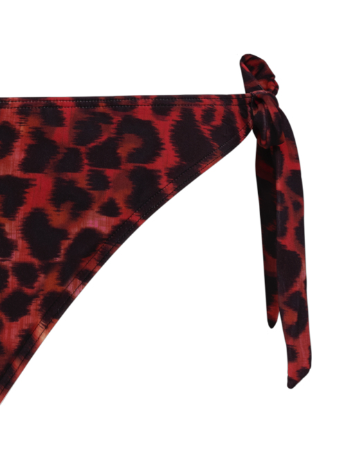 Marlies Dekkers Badmode Panthera zwart/rood bikini broekje