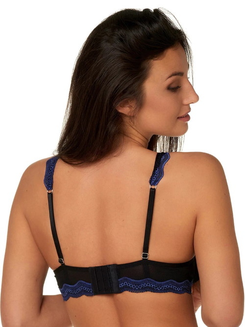 After Eden Noabi zwart/blauw niet voorgevormde bh