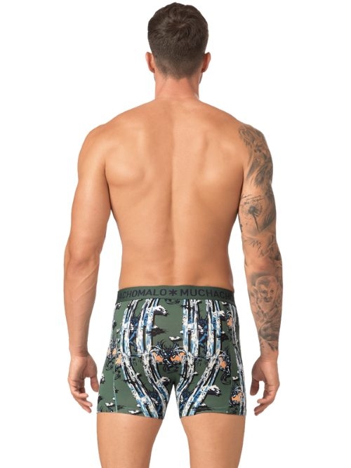 Muchachomalo Chasing Waterfalls groen/print boxershort