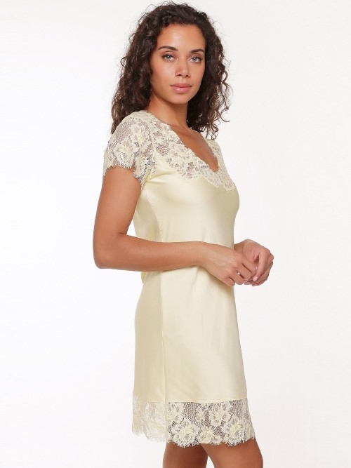LingaDore Night Daily Satin french vanilla nachthemd
