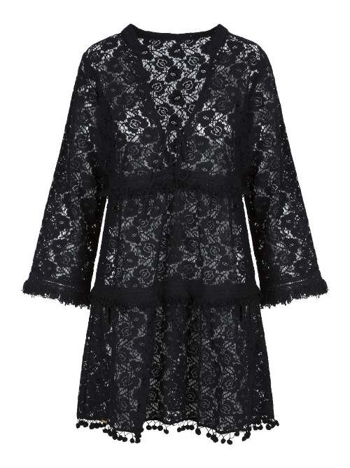 LingaDore Beach Boho zwart tuniek
