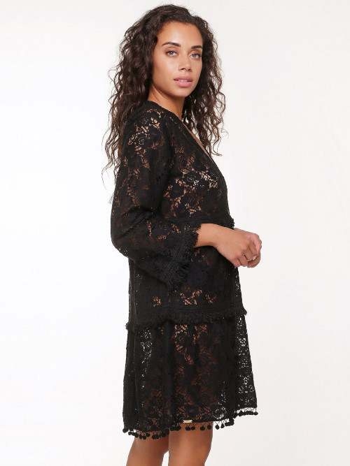 LingaDore Beach Boho zwart tuniek