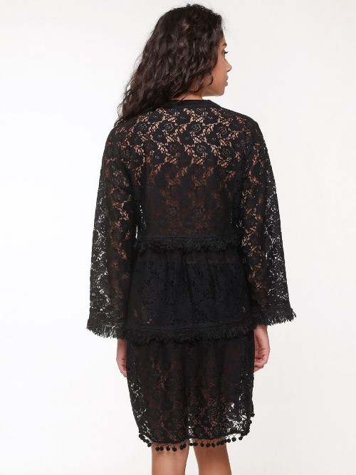LingaDore Beach Boho zwart tuniek