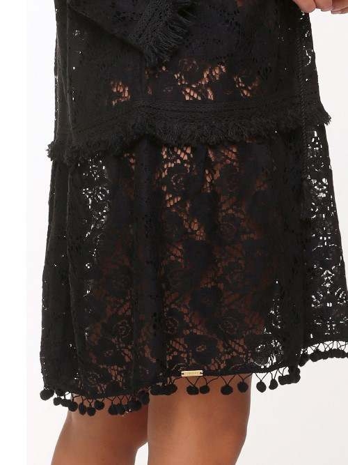 LingaDore Beach Boho zwart tuniek
