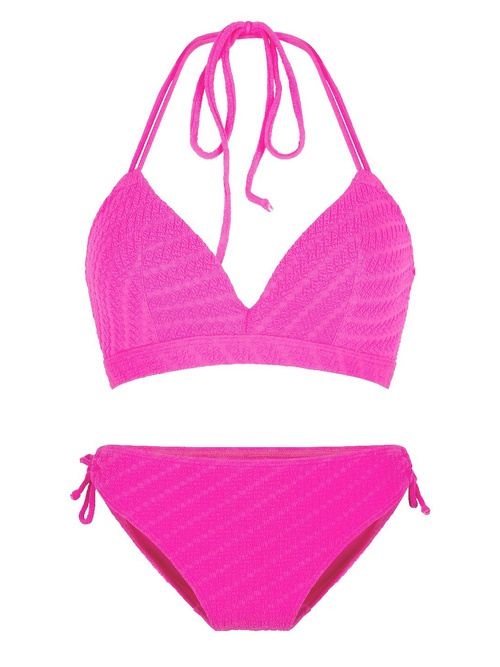 LingaDore Beach Shine Brighter than the Sun hot pink bikini set