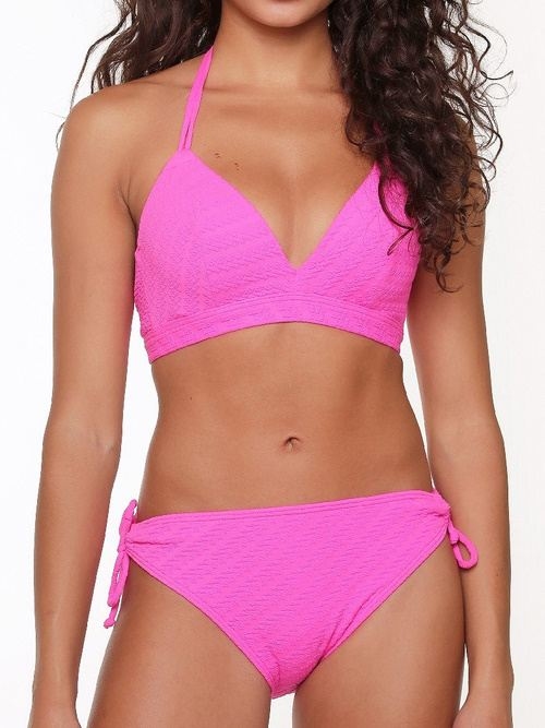 LingaDore Beach Shine Brighter than the Sun hot pink bikini set