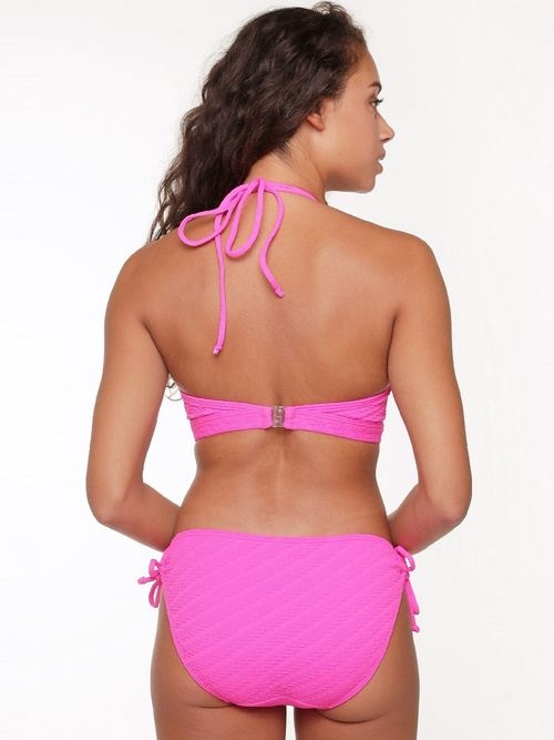 LingaDore Beach Shine Brighter than the Sun hot pink bikini set